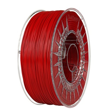 Filament Devil Design ABS+ Red Czerwony 1,75mm 1kg