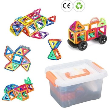 НАБОР БОЛЬШИХ МАГНИТНЫХ ПЛИТОК 105 EL МАГНИТНАЯ ПЛИТКА MONTESSORI