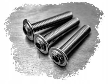 АЛЮМИНИЕВЫЙ ВИНТ M6X30 ДЛЯ ОБтекателей, ФЛАНЕЦ НЕРЖАВЕЮЩИЙ 7380F (10)