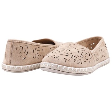 БЕЖЕВЫЕ ЖЕНСКИЕ ЭСПАДРИЛЬИ ТЕННИСНЫЕ ТУФЛИ НА ПЛОСКОЙ ПЛОСКОЙ ПЛОСКОСТИ КРОССОВКИ