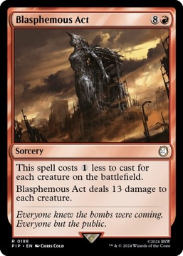 MTG Blasphemous Act (R)