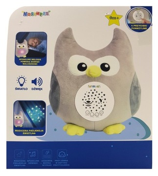 BEAR Проектор Сова колыбельные MUSIC BOX SLEEPING BOX PL