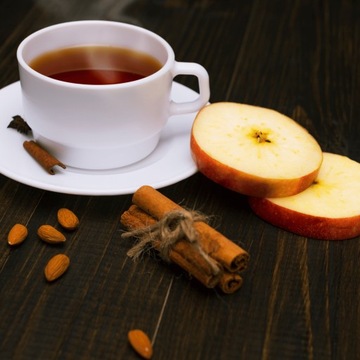 Чай Рождественский ЧЕРНЫЙ в подарок на зиму, рожок Апельсин с Корицей 40г