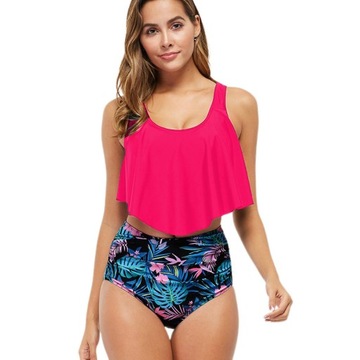 КОМПЛЕКТ БИКИНИ С ВЫСОКОЙ ПОСАДКОЙ XL