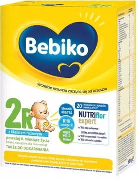BEBIKO 2R Z KLEIKIEM RYZOWYM NUTRIFLOR 600G