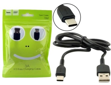 Кабель HOCO USB C, тип C, быстрая зарядка, 3 А, КАБЕЛЬ ДЛЯ БЫСТРОЙ ЗАРЯДКИ, 1 М, ПРОЧНЫЙ