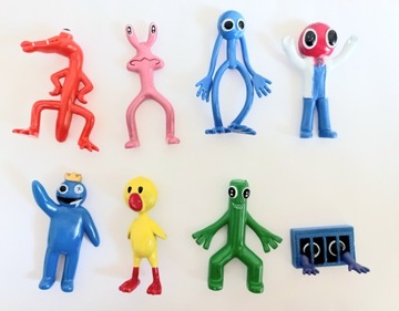 FIGURKI TOPPERY ZABAWKI ZESTAW RAINBOW FRIENDS DZIECI DOROŚLI
