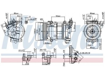 KOMPRESOR KLIMATIZACE CITROEN DS4 1.2 1.6 11-15
