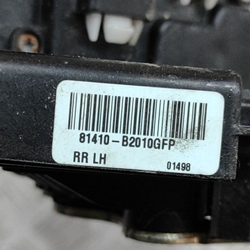 KIA SOUL 2016 LEVÝ STRANA ZÁMEK DVEŘE ZADNÍCH