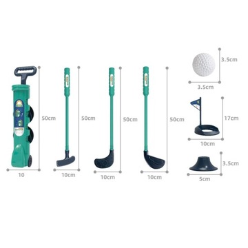 Детский гольф-набор с клюшкой для гольфа, клюшками для гольфа,