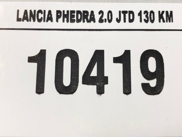 LANCIA PHEDRA LAMPA INTERIÉR OSVĚTLENÍ 02-10