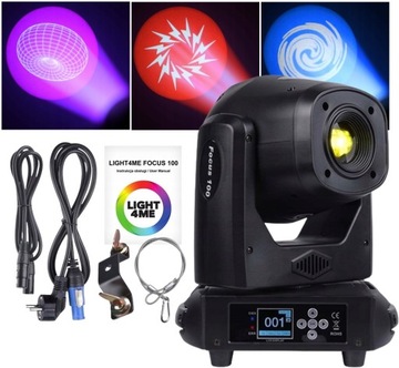 GŁOWICA RUCHOMA LED LIGHT4ME FOCUS 100 SPOT PRYZMA