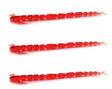 BLOOD TEEZ LARWA,OCHOTKA,ROBAK,GUMA 5,5cm 3 sztuki