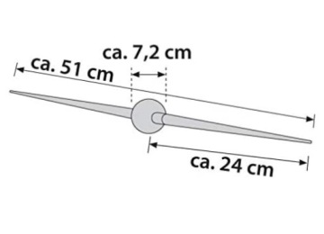 Светодиодная рождественская звезда, подвесная теплая белая, 14 светодиодов