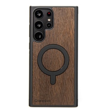Dřevěné Pouzdro Bewood pro Samsung Galaxy S25 Ultra Dub Uzený s MagSafe