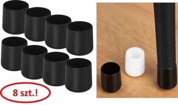 Zaślepka nakładka nogi krzesła na rurę 16mm 8szt