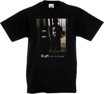 140 KOSZULKA DZIECIĘCA KORN LIFE IS PEACHY WZORY