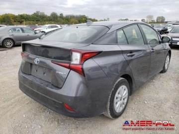 Toyota Prius IV Hatchback 1.8 Hybrid 122KM 2019 Toyota Prius 2019, 1.8L, L ECO, po gradobiciu, zdjęcie 3