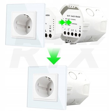 TUYA WiFi розетка PUSH реле