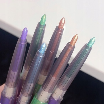Карандаш-подводка для глаз Shiny Diamond Green Gold Purp