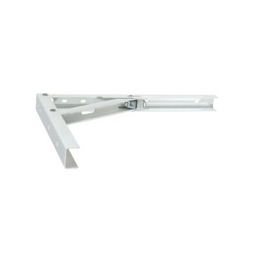 2 x СКЛАДНОЙ УГЛОВОЙ КРОНШТЕЙН 300 БЕЛЫЙ