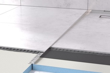 ПОЛОСКА ДЛЯ ДУША, СЕРЕБРЯНЫЙ ХРОМ, ЛЕВАЯ 120