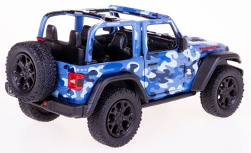 JEEP WRANGLER RUBICON CAMO KINSMART 1:34 СИНИЙ