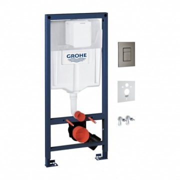 GROHE скрытый каркас, унитаз GRAPHITE Omnires