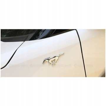 2 металлические наклейки с логотипом Ford Mustang