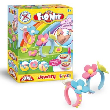 Браслети дружби з тіста для ліплення DIY Flo Mee