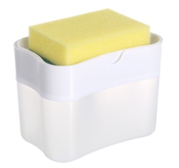КОНТЕЙНЕР ДЛЯ ЖИДКОСТИ ДЛЯ ПОСУДЫ С ДОЗАТОРОМ + ГУБКА