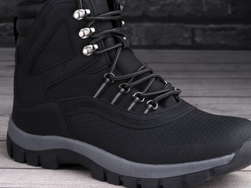 Buty męskie trekkingowe HI-TEC BLAZI MID BLACK