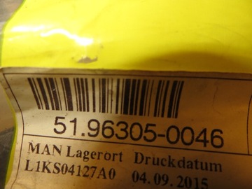 ШЛАНГ СИСТЕМЫ ОХЛАЖДЕНИЯ MAN TGS 51.96305-0046 OE
