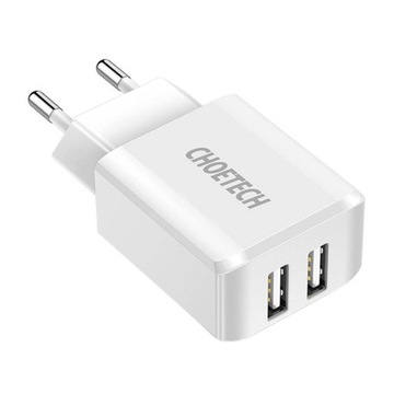 ZASILACZ ŁADOWARKA SIECIOWA DO KAMER 2A, 2xUSB