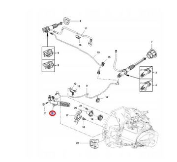 WYSPRZĘGLIK C3 DS3 C-ELYSEE OE 9812902980 oryg
