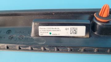 W205 C220 КАПЕЛЬНАЯ НАКЛАДКА ЛЕВАЯ ЗАДНЯЯ A2056730365