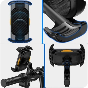 ВЕЛОСИПЕДНЫЙ ДЕРЖАТЕЛЬ ТЕЛЕФОНА ДЛЯ ВЕЛОСИПЕДА, МОТОЦИКЛА, СКРУЧЕННЫЙ, АНТИВИШОКОВЫЙ, 360°