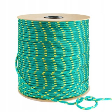 Универсальный плетеный полипропиленовый парусный канат GREEN 16 мм 10 м