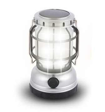 КЕМПИНГОВАЯ СВЕТОДИОДНАЯ ЛАМПА 8ВТ АККУМУЛЯТОРНАЯ IP65 СОЛНЕЧНАЯ