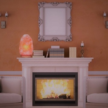 Соляная лампа кусковая ионизатор 1-2кг соль Клодавской