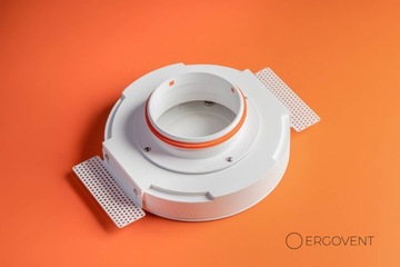 Приточно-вытяжной диффузор скрытого монтажа круглый 125