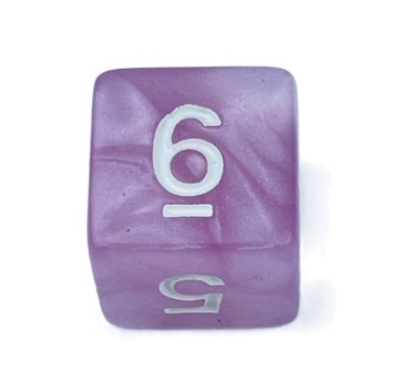 ZESTAW 2 KOSTEK K6 RPG MAGICZNA RUNA KOŚĆ SZEŚCIOŚCIENNA 1,6 CM