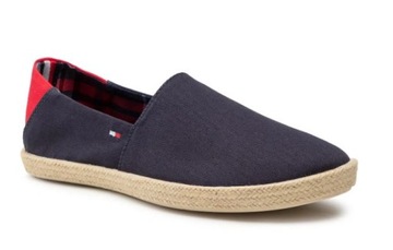 TOMMY HILFIGER MĘSKIE GRANATOWE ESPADRYLE 41 1SS1A