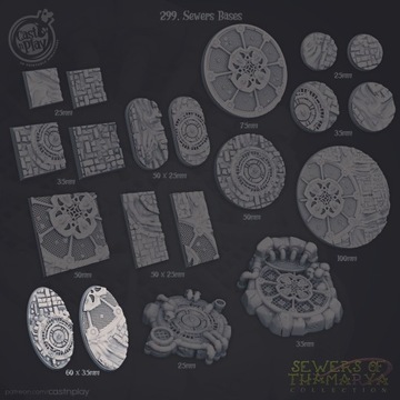 Швеллерный фундамент 60х35мм | Фигурка РПГ, Warhammer