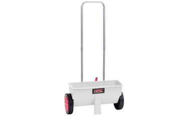 SIEWNIK do trawy ROZSIEWACZ do nawozu NAC 45cm 12 litrów z REGULACJĄ +KÓŁKA