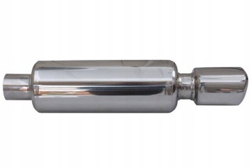 Концевой глушитель TurboWorks 80x92 мм, вход 57 мм