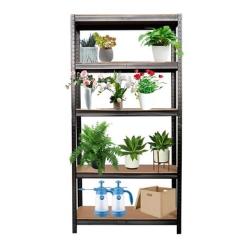 Металлический стеллаж 3в1 180х90х40см 875кг черный