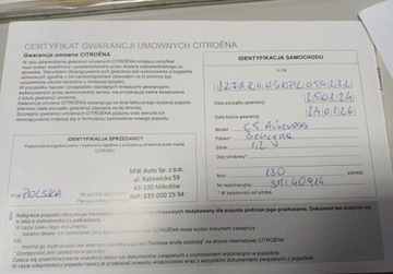 Citroen C5 Aircross SUV Facelifting 1.2 PureTech 131KM 2023 Citroen C5 Aircross 296 C-series 130 KM I wl. GWARANCJA FV23 1.2, zdjęcie 34