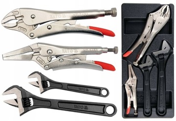 ВСТАВКА ЯЩИКА YATO, ЩИПЦЫ, РАЗВОДНЫЕ КЛЮЧИ