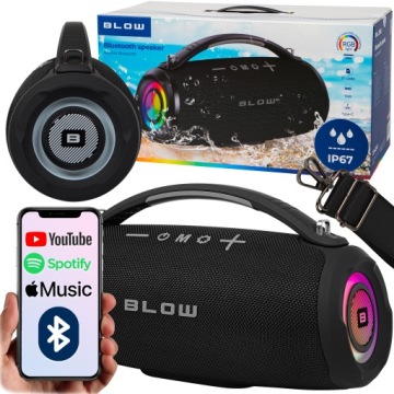 Bluetooth Reproduktor Přenosný Bezdrátový Sd Fm Usb Aux Mobilní Rádio Pásek